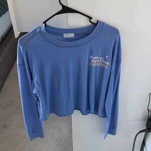 Altar'd State Blue Knit Top